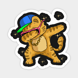 dabbing cat Magnet