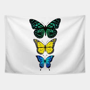 Butterflies - forest nature Tapestry