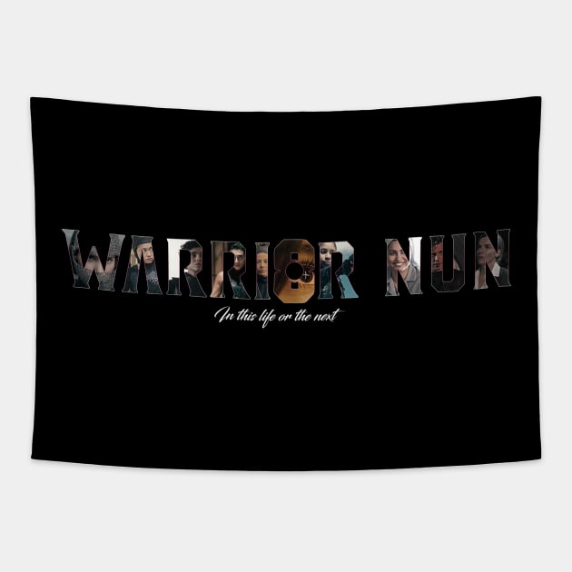 Warrior nun Tapestry by ASofiaDesign