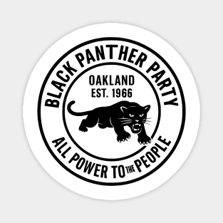 The Black Panther Party 1966 Oakland California Magnet
