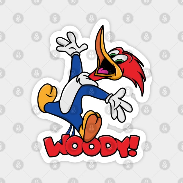 Woody Magnet by Randomart