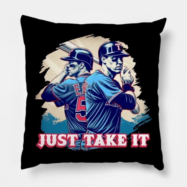 Texas Rangers   JUST TAKE IT Pillow by Pixy Official