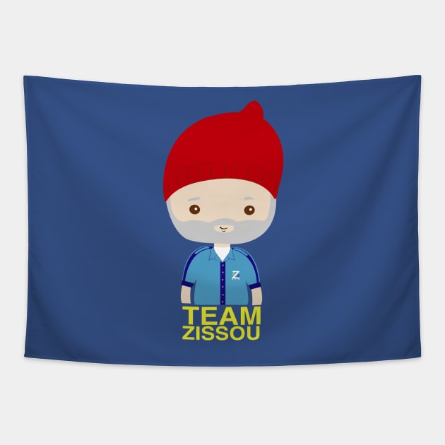 The Life Aquatic with Steve Zissou Tapestry by Creotumundo