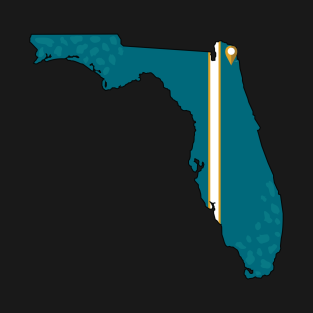 Jaguars T-Shirt - Jacksonville Football by doctorheadly