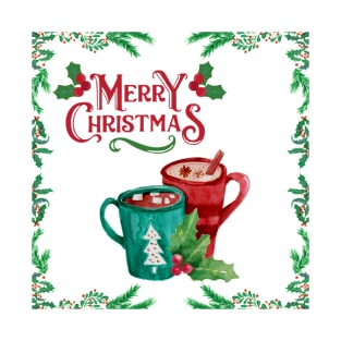 Merry Christmas Cozy Cups T-Shirt