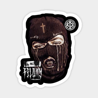 Balaclava Ski Mask Girl Magnet