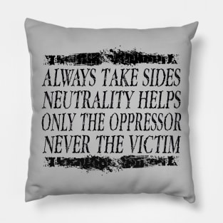 Always Take Sides Pillow