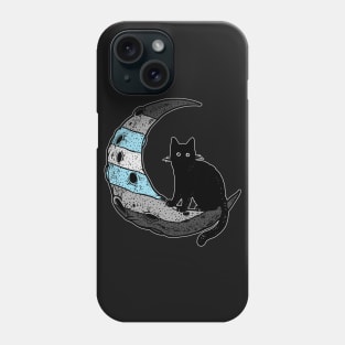 Demiboy Cat Moon Phone Case