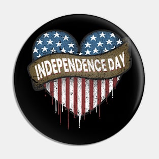 independence day - grunge Pin