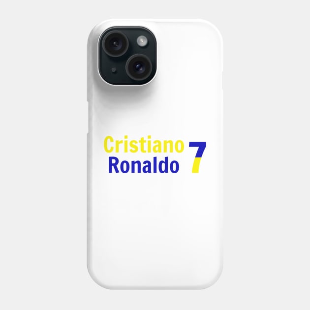 Cristiano Ronaldo 7 Phone Case by Medo Creations