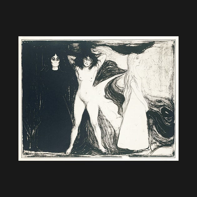 Das Weib (De Sfinx) (1899) by WAITE-SMITH VINTAGE ART