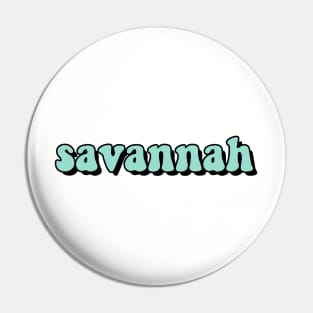 Mint Savannah Pin