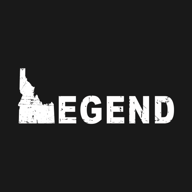 Idaho Legend | Boise | Potato | T-Shirt | Christmas Gift Idea by MerchMadness