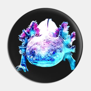 Moonlight Shining Axolotl Pin