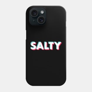 Salty Glitch White Phone Case