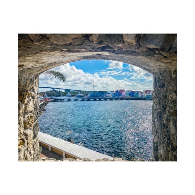 Rif Fort View To Queen Emma Bridge by Debra Martz