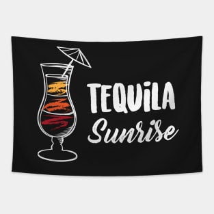 Tequila Sunrise Cocktail Drink Tapestry