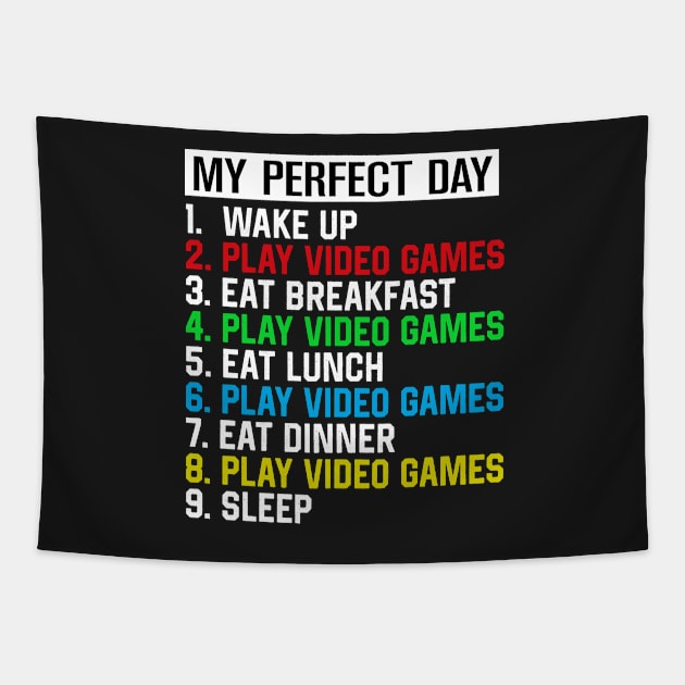 My perfect day Tapestry by TEEPHILIC