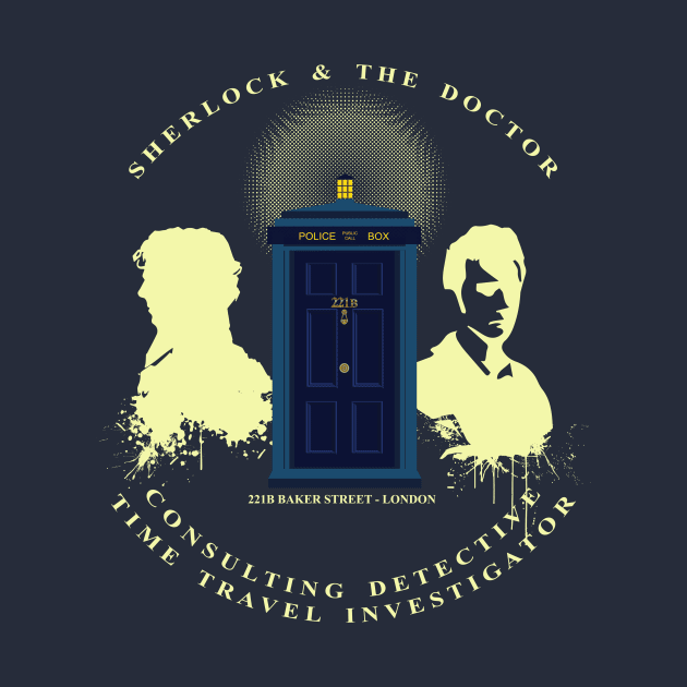 SHERLOCK AND 10TH by KARMADESIGNER T-SHIRT SHOP