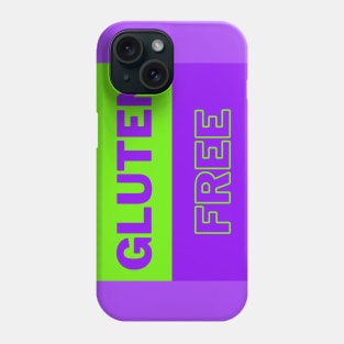 Gluten Free - Green & Purple Halves Phone Case