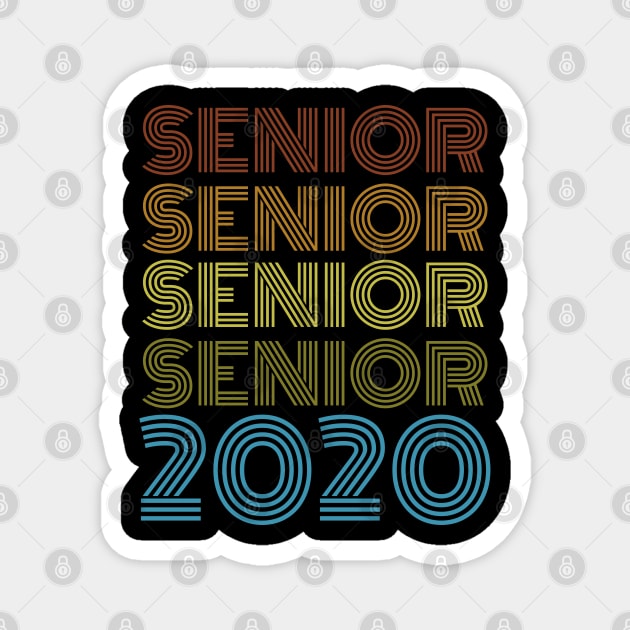 SENIOR CLASS 2020  High School Graduation Gift Magnet by busines_night