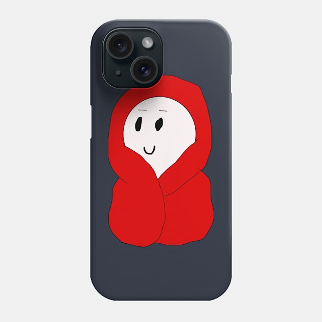 Guy in a Red Blanket Phone Case by Usagicollection