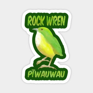 Rock Wren Piwauwau NZ bird Magnet