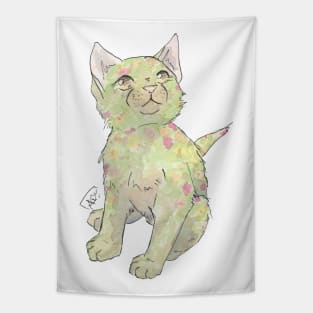 Wildflower Kitten Tapestry