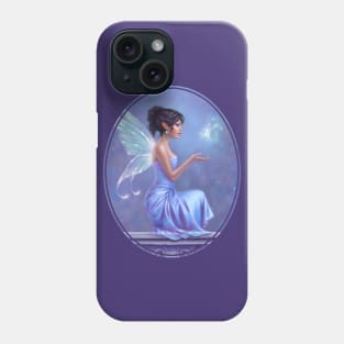 Opalite Fairy with Glowing Butterfly Phone Case