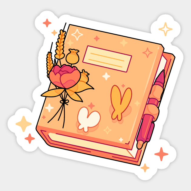 Book - Aesthetic - Sticker