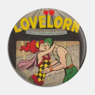 Vintage Confessions of the Lovelorn Cover Pin