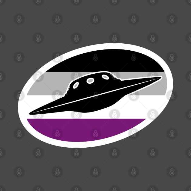 Asexual UFO Cryptid Pride by Nerd Trinkets