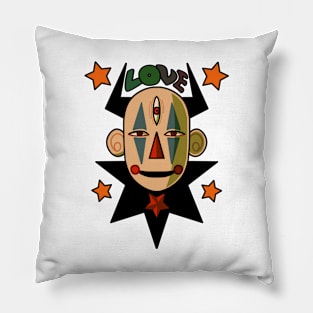 Alien Love Clown 666 Pillow