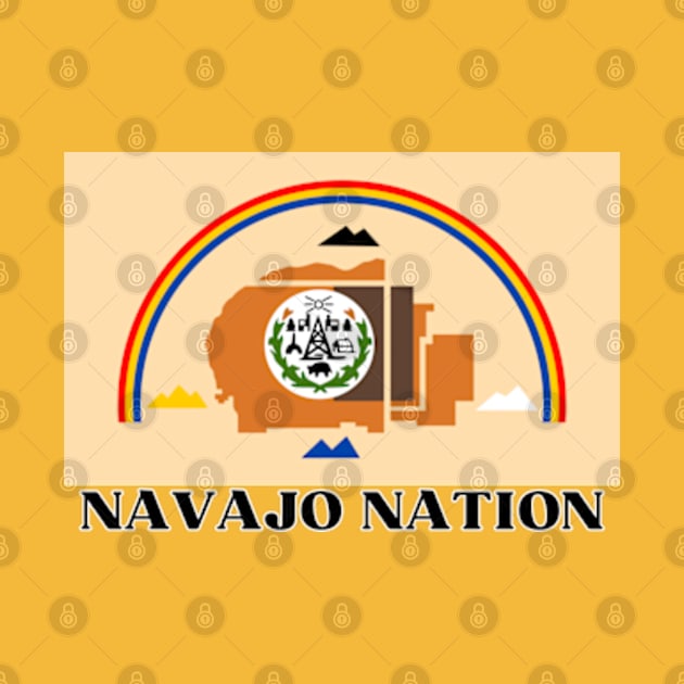 Navajo Nation Flag by Desert Owl Designs