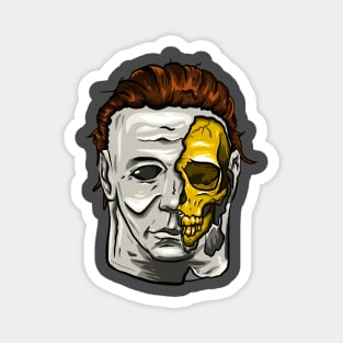 Gold Michael Myers Magnet