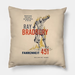 Fahrenheit 451 by Ray Bradbury Pillow