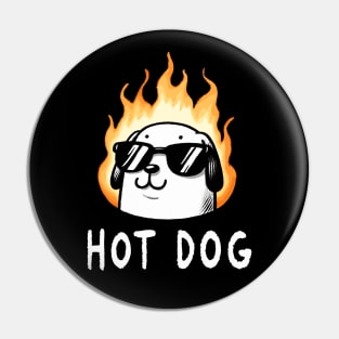 Cool Hot Dog Wiener Dog Pin