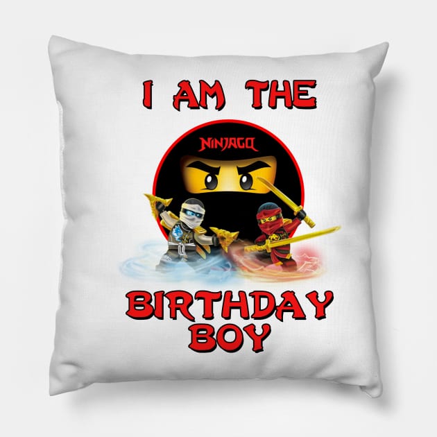 Birthday Boy - Ninjago Pillow by SusieTeeCreations