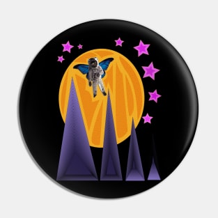 Moon Walker Dope Astronaut Pin