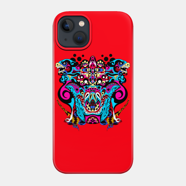 red king of the monsters mandala pattern ecopop - King Of The Monsters - Phone Case