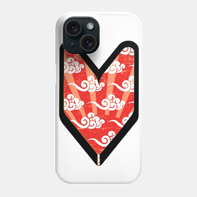 Japanese wakaba mark Phone Case by cocorf