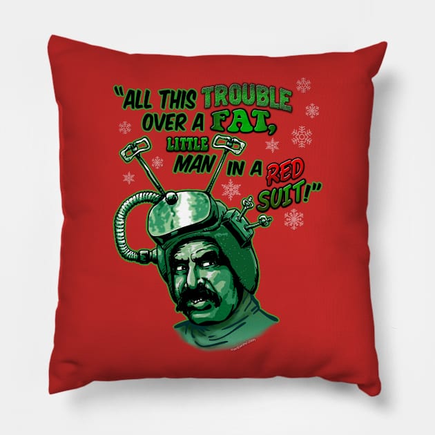 Martian Humbug Pillow by marlowinc