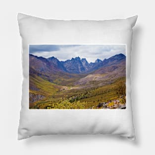 Tombstone Mountains fall colors Pillow