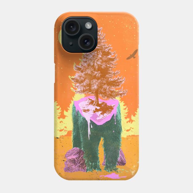 TREE BEAR Phone Case by Showdeer