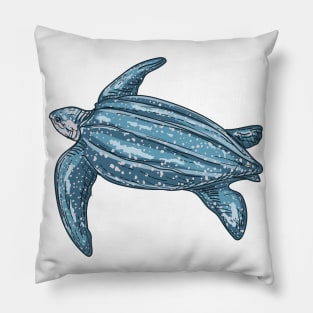 Leatherback Turtle Pillow