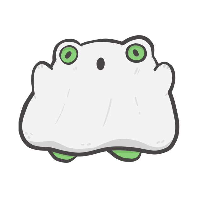 Halloween ghost frog by IcyBubblegum