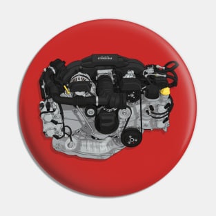 FA20 / D4S Engine sticker (GT-86 and FRS) Pin