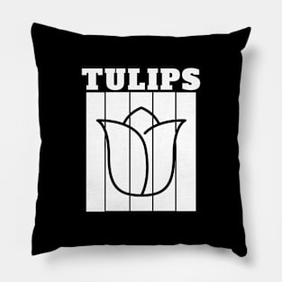 Tulip Tulips Vintage Established Art Deco Pillow