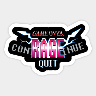 Rage Quit Sticker - heartsandcotrollers – Swag Junkies