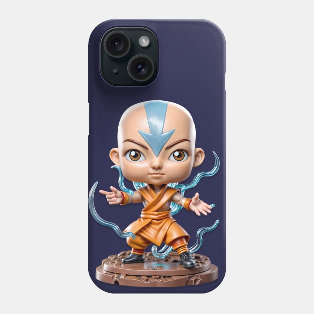 Mini figure of Aang, the last air bender Phone Case by amithachapa